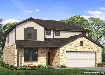 New construction Single-Family house 21107 Baglio Oak Ct, Tomball, TX 77377 plan Sorella 2460 - image