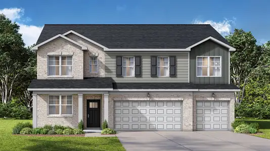 New construction Single-Family house 420 Hazel Dr, Locust Grove, GA 30248 plan Emerson - image