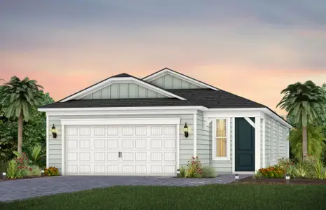 New construction Single-Family house 647 Bearing Point Ln, Yulee, FL 32097 plan Hallmark - image