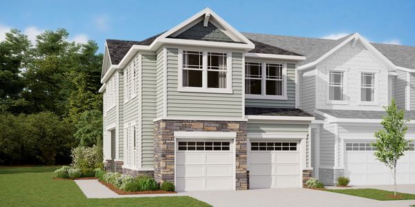 New construction Townhouse house 123 Lennei Ln, Garner, NC 27529 plan Clifton - image