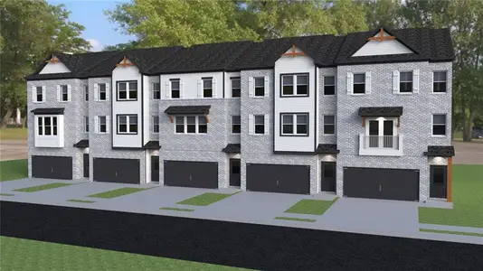 New construction Townhouse house 4 Rock Park Wy, Unit 14, Tucker, GA 30084 Kinsley- photo 0