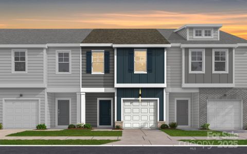 New construction Townhouse house 4537 Green Drake Dr, Charlotte, NC 28269 plan Albemarle - image