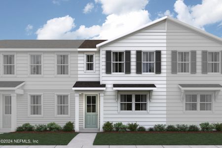 New construction Townhouse house 61 Harrow Cv, St. Johns, FL 32259 Carver- photo 0