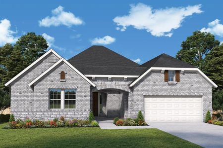 New construction Single-Family house 1120 Rusty Blackhaw Trl, San Marcos, TX 78666 The Delafield- photo 0