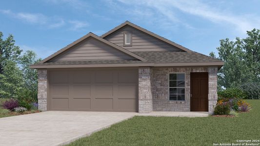 New construction Single-Family house 22507 Green Jacket, San Antonio, TX 78261 The Diana - photo 0