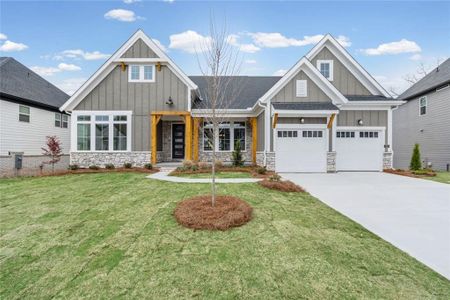 New construction Single-Family house 82 Clear Lake Pkwy, Hoschton, GA 30548 plan Winslow - image