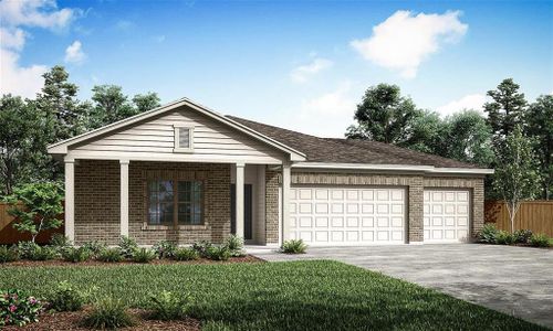 New construction Single-Family house 200 Canyon Live Oak St, Seguin, TX 78155 Stockton- photo 0