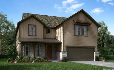 New construction Single-Family house 3821 Zinnia Wy, Marion, TX 78124 - image