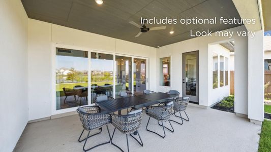 New construction Single-Family house 30722 Lila Grove Ln, Magnolia, TX 77354 plan 5058 Elevation E - image