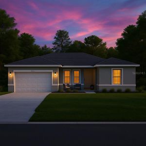 New construction Single-Family house 1067 W Geneva Pl, Citrus Springs, FL 34434 plan Agate  - image