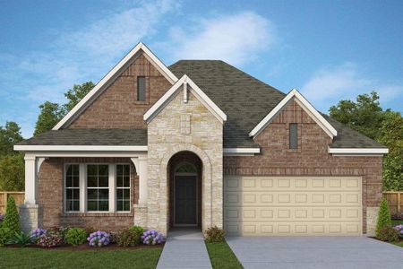 New construction Single-Family house 1912 Prickly Poppy Ct, Aubrey, TX 76227 The Pemshore- photo 0