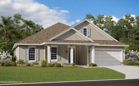 New construction Single-Family house 34 Windmill Palm Wy, Palm Coast, FL 32164 plan Fleming II - 60' Homesites - image