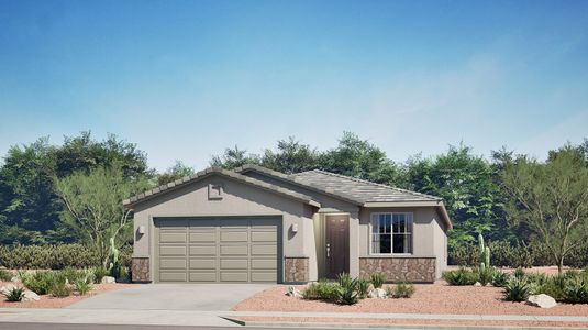New construction Single-Family house 9558 W Mcdowell Rd, Marana, AZ 85658 plan Arcadia - image