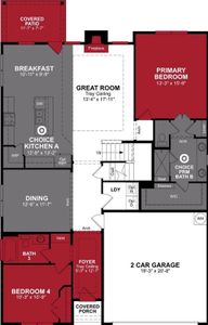 Beazer Homes Spiritas Ranch Avalon plan