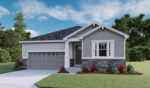 New construction Single-Family house 1382 Zenith Heights Court, Erie, CO 80516 Arlington- photo 0