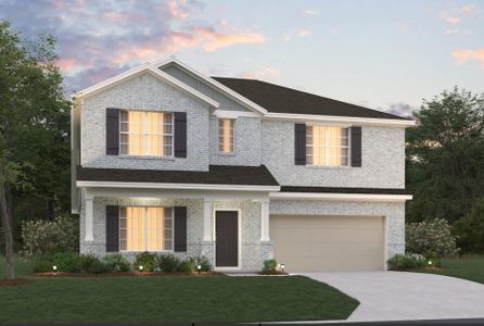 New construction Single-Family house 5831 Sunkissed Dr, Fulshear, TX 77441 plan Columbus - Smart Series - image