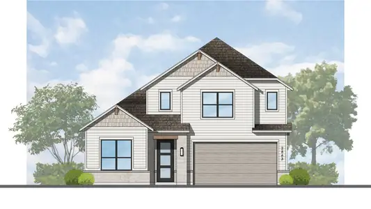 New construction Single-Family house 9301 Breeze Hill Dr, Austin, TX 78744 plan Torres - image