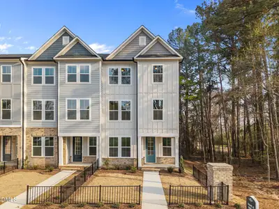 New construction Townhouse house 153 Broadway St, Unit 1, Knightdale, NC 27545 plan The Avery Exterior - image