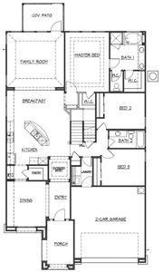 New construction Single-Family house 110 Thunder Gulch Ct, Castroville, TX 78009 plan 2632 - image 8