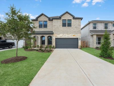 New construction Single-Family house 313 Redbud Ridge Dr, Brookshire, TX 77423 plan Presley - image