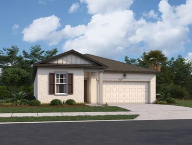 New construction Single-Family house 2406 Duck Hawk St, Kissimmee, FL 34746 plan Moonbeam - image