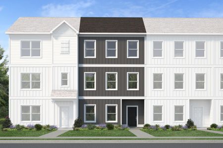 New construction Townhouse house 736 Orchard Vista Cir, Raleigh, NC 27606 plan The Richmond at Helmsley - image