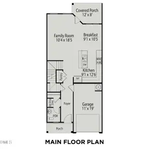 New construction Single-Family house 3841 Well Fleet Dr, Fuquay Varina, NC 27592 plan The Graham Exterior - image