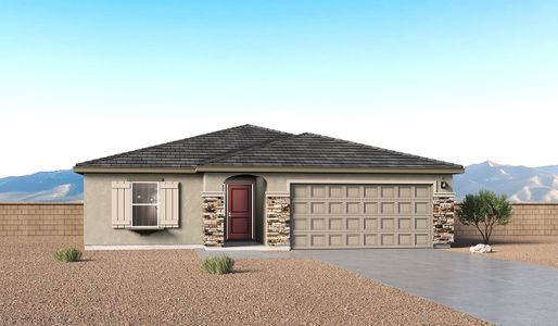 New construction Single-Family house 12955 E Russo Dr, Vail, AZ 85641 plan Mariposa - C40M - image