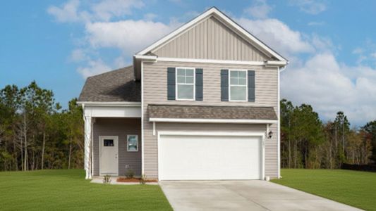 New construction Single-Family house 529 Barrelwood Dr, Jacksonville, NC 28546 plan Wren - image