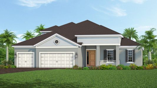 New construction Single-Family house 10012 Canaveral Cir, Sarasota, FL 34241 plan Santa Catalina - image