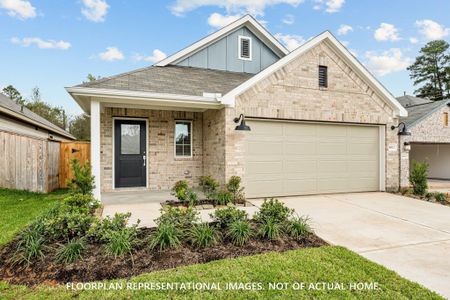 New construction Single-Family house 686 Falling Cave Dr, Willis, TX 77378 plan Periwinkle - Smart Series - image