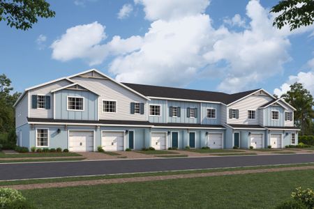 New construction Townhouse house 6112 Fellow Wagon Wy, Orlando, FL 32822 plan Santa Rosa - image