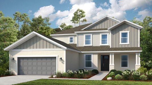 New construction Single-Family house 2287 Overfalls Place, Wesley Chapel, FL 33543 Saint Croix- photo 0