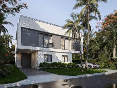 New construction Townhouse house 3113 Plaza St, Miami, FL 33133 - image
