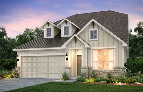 New construction Single-Family house 519 Eliese Cv, Liberty Hill, TX 78642 plan Woodland - image