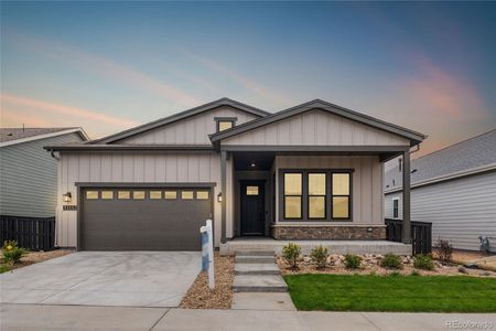 New construction Single-Family house 11112 Amber Light Cir, Littleton, CO 80125 plan 4081 Crimson Sky Elevation C-Highline Ranch - image