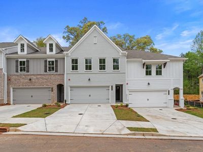 New construction Townhouse house 695 Sunstone Lane, Lawrenceville, GA 30043 Brooks- photo 0