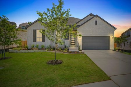 New construction Single-Family house 1405 Treasure Map Vw, Leander, TX 78641 plan Canterbury Plan - image