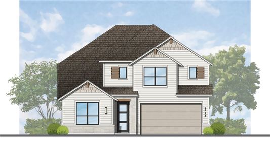 New construction Single-Family house 9300 Hamadryas Dr, Austin, TX 78744 plan Bernini Plan - image