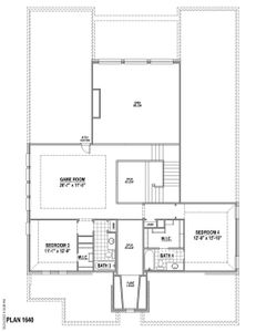 Plan 1640 2nd Floor