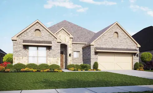 New construction Single-Family house 1208 Terrace View Dr, Georgetown, TX 78628 plan Yale - image