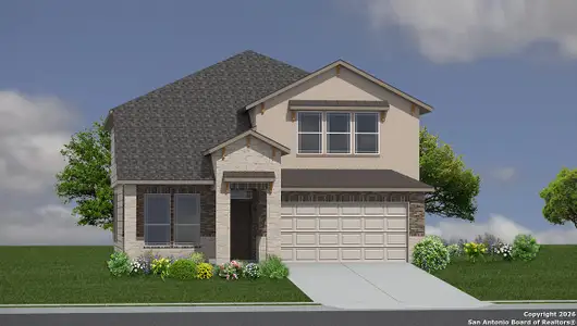 New construction Single-Family house 20932 Stonework Spur, San Antonio, TX 78266 - image