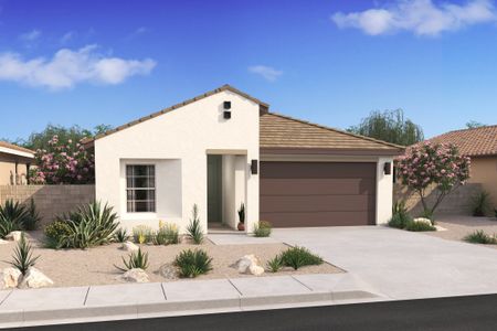 New construction Single-Family house 16550 N Dante Wy, Maricopa, AZ 85138 Orinoco- photo 0