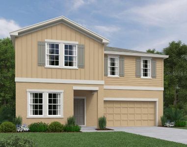 New construction Single-Family house 1406 Arbor Hill Drive, Deltona, FL 32725 Teton Homeplan- photo 0