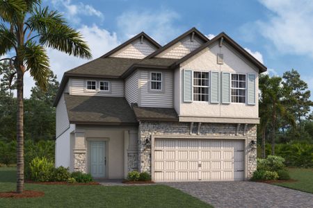 New construction Single-Family house 7571 Painted Sky Place Land, Land O' Lakes, FL 34637 plan Cypress - image
