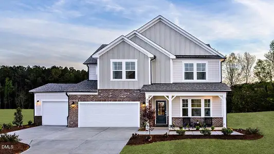 New construction Single-Family house 305 Salmonberry Dr, Holly Springs, NC 27540 plan Wayland - image