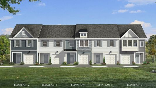 New construction Townhouse house 670 Bolder St, Myrtle Beach, SC 29579 plan Egret - image