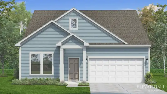 New construction Single-Family house 1258 Ophelia Wy, Gibsonville, NC 27249 plan Greenwich - image
