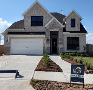 New construction Single-Family house 19003 Grape Leaf Dr, Manvel, TX 77578 Iredell- photo 0