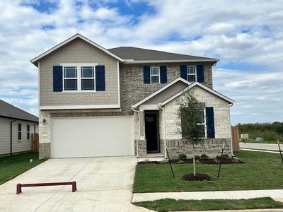 New construction Single-Family house 20708 Stelfox Street, Manor, TX 78653 Moonstone- photo 0